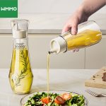 Glass Oil & Vinegar Dispenser Bottle – 300 ml (Leak-Proof, Glass)