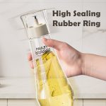 Glass Oil & Vinegar Dispenser Bottle – 300 ml (Leak-Proof, Glass)