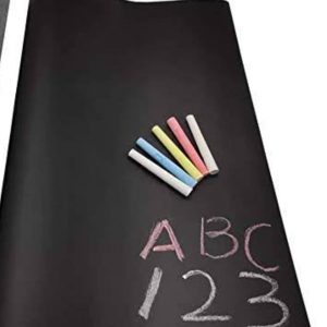 Adhesive Black Board Paper 90×200 cm with 5 Chalks