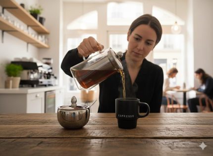 Borosilicate Kettle & Steel Sugardish + Espresso Cup Set