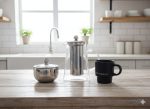 Borosilicate Kettle & Steel Sugardish + Espresso Cup Set