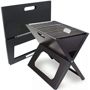 Heavy Portable Charcoal Grill X-type – 48 × 27.5 cm