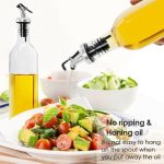 Glass 500 ml Glass Oil Dispenser – Elegant Kitchen Oil & Vinegar Bottle