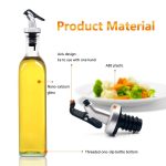 Glass 500 ml Glass Oil Dispenser – Elegant Kitchen Oil & Vinegar Bottle