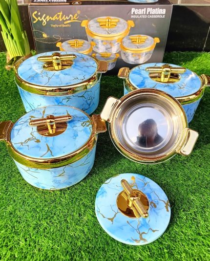 Hot Pot Set of 4 – Pearl Platina