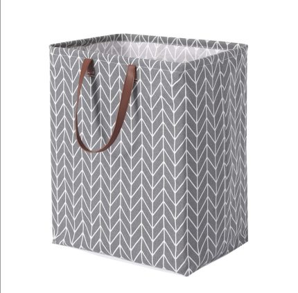 Fabric Laundry Basket – Large Waterproof Foldable Laundry Bin with Handles for Home Storage