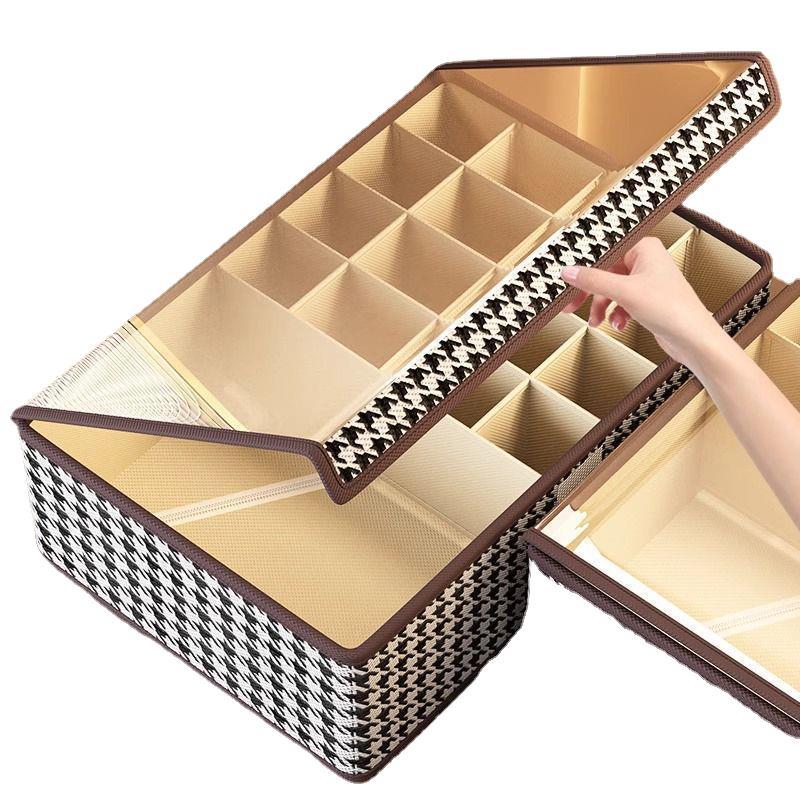 17 Grid Foldable Undergarment Organizer – Space-Saving Drawer & Closet Storage 17 Grid Foldable Undergarment Organizer – Space-Saving Drawer & Closet Storage