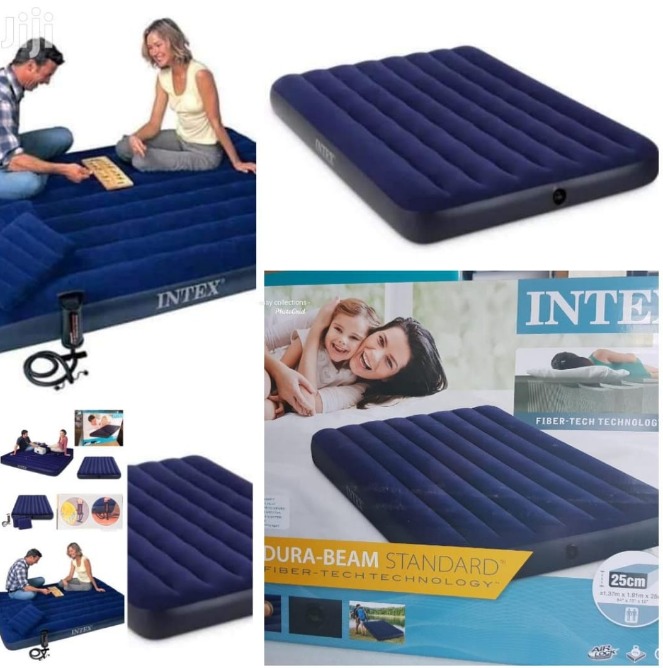 INTEX INFLATABLE AIR MATTRESS Plus Free Electric Pump