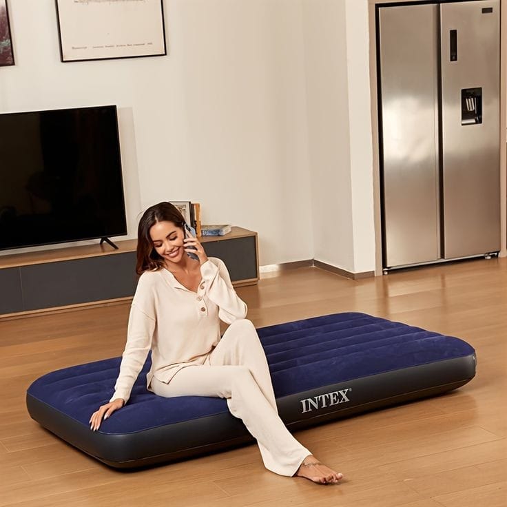 INTEX INFLATABLE AIR MATTRESS Plus Free Electric Pump