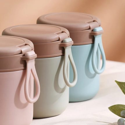 High Quality 430ml Insulated Lunch Box – Stainless Steel, Leak Proof & Easy to Carry