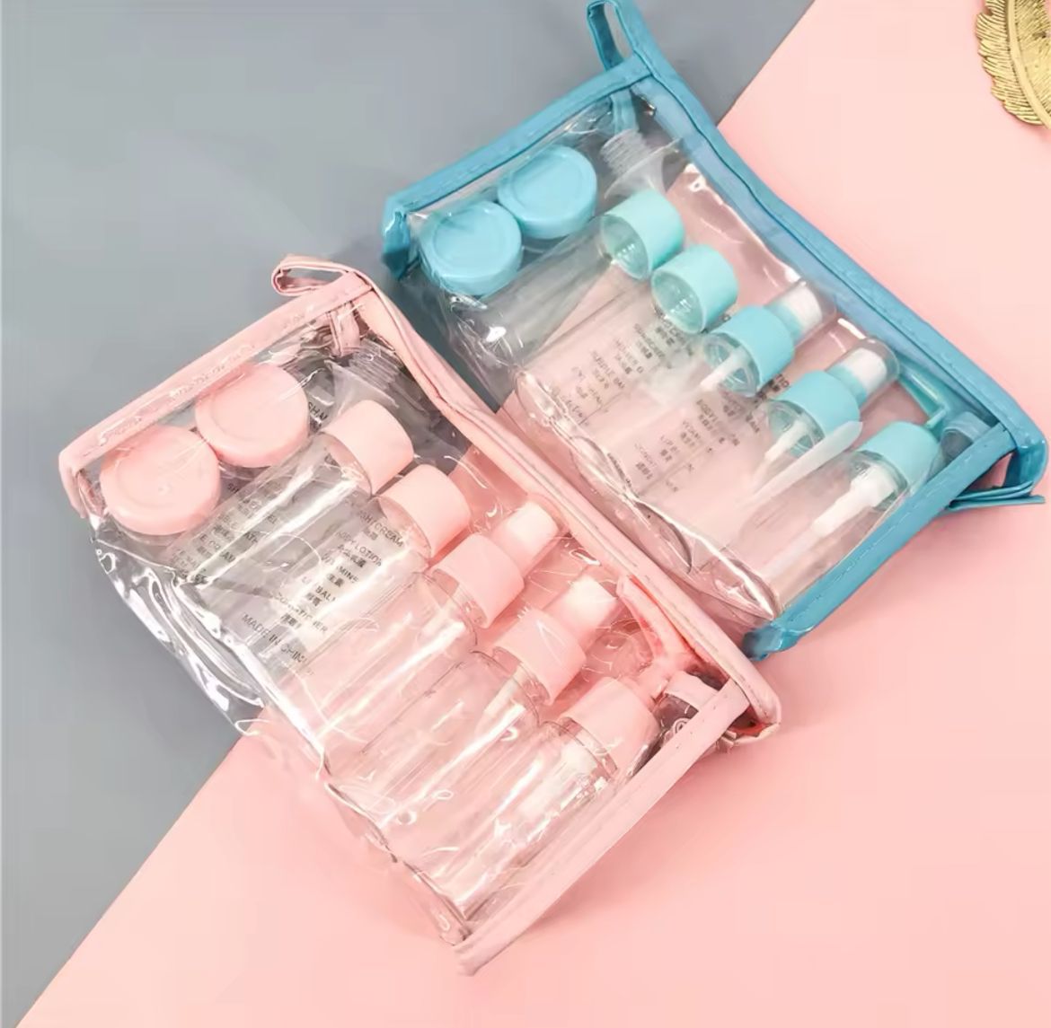 10PCS Refillable Travel Bottles Kit – Leak‑Proof Portable Toiletry Containers (Flight Size) 10PCS Refillable Travel Bottles Kit – Leak‑Proof Portable Toiletry Containers (Flight Size)