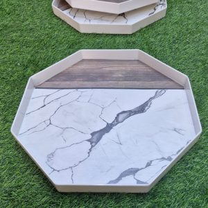 Marble Trays 1pc – Premium Natural Marble Serving & Decorative Tray