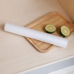 Big Size Kitchen Clear Drawer Liners – Oil Proof & Moisture Resistant Cupboard Shelf Liner (45×500 cm)