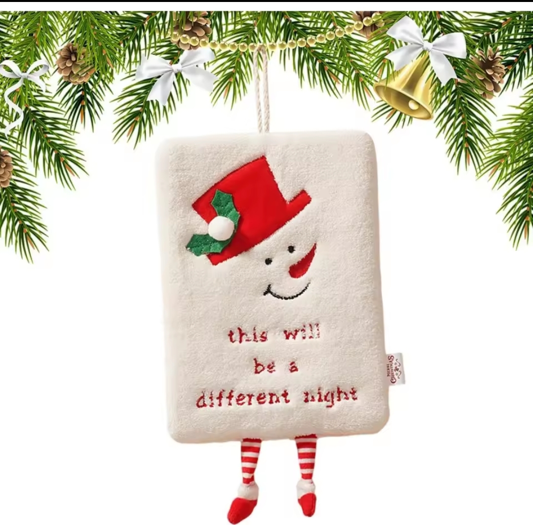Super Soft Absorbent Gnomes Towels Hand Drier Christmas Decor
