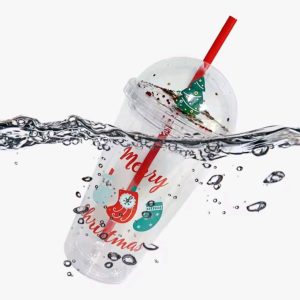 Double Wall Tumbler with Straw – 450ml Leak‑Proof Travel Cup