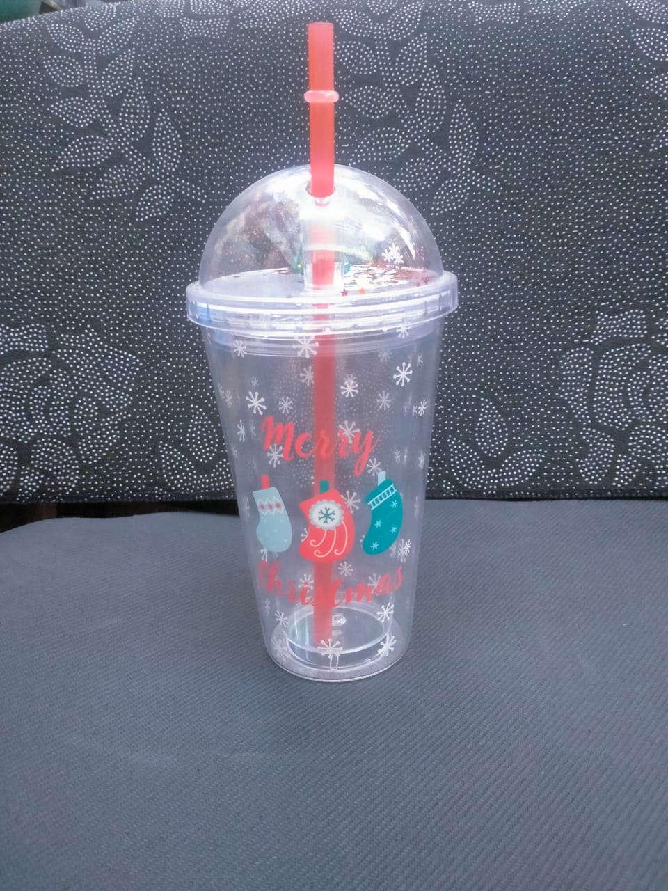 Double Wall Tumbler with Straw – 450ml Leak‑Proof Travel Cup
