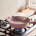Diamond Nonstick Pan with Lid – Premium Non-Stick Cooking Pan