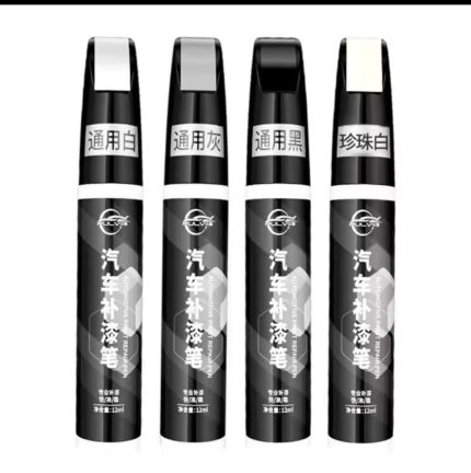 Car Scratch Repair Pen – Auto Touch-Up Paint Pen (Black, Silver, White)