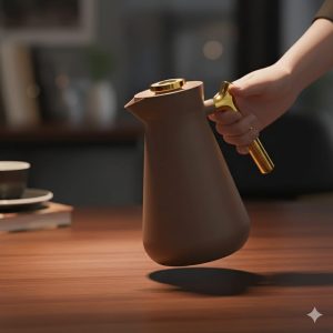 Vacuum Flask Push Button 1 Litre – Luxury Insulated Stainless Steel Flask