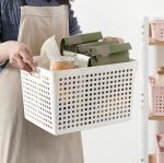Big Size Storage Baskets – 35×25×21 cm White Storage Basket