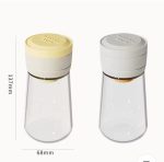 Moisture-Proof Glass Salt Shaker with Precise Measure