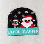 Knitted Free Size Christmas Beanies – Warm Festive Knit Cap for Men & Women