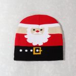 Knitted Free Size Christmas Beanies – Warm Festive Knit Cap for Men & Women