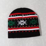 Knitted Free Size Christmas Beanies – Warm Festive Knit Cap for Men & Women