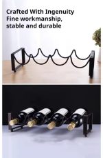 Metallic Carbon Wine Holder