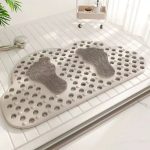 Big Cloud Shape Anti Slip Bathroom Mat
