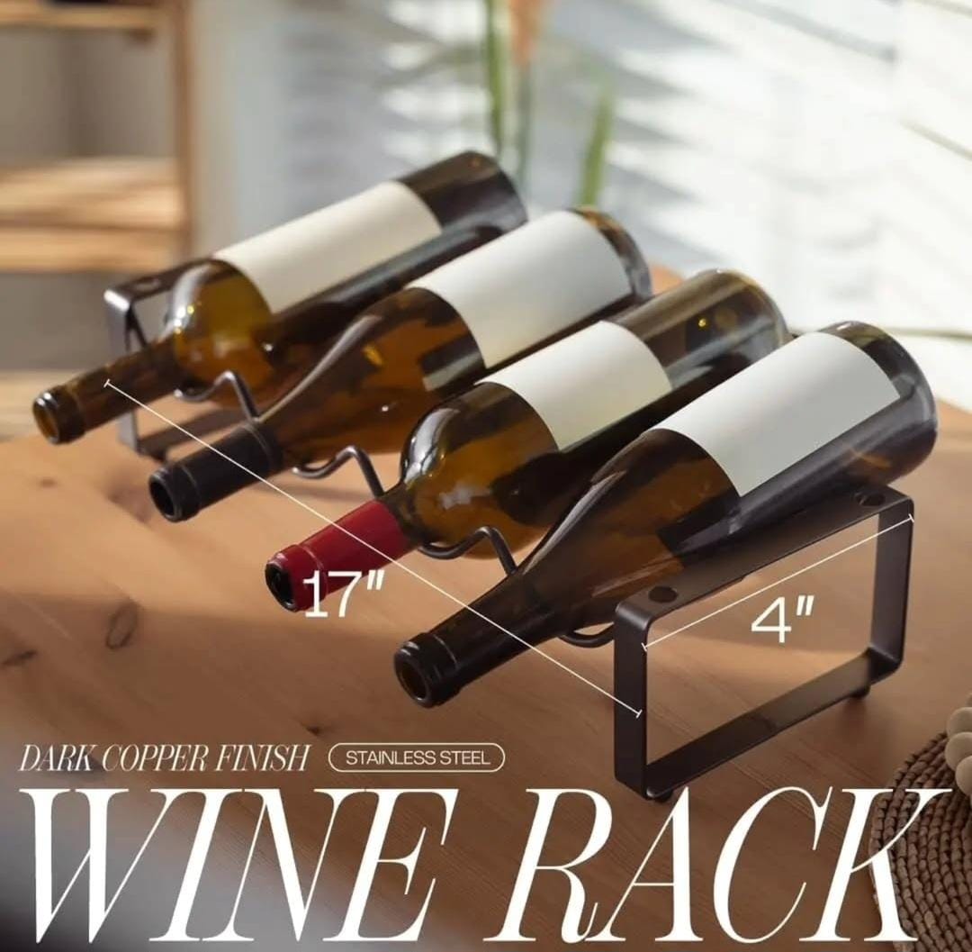 Metallic Carbon Wine Holder Metallic Carbon Wine Holder