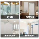 3M Quality Hot Sell No Glue Clear Frosted Privacy Window Static Cling Decorative Film for Home Screen Glass Covering