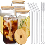 glass drinking straws