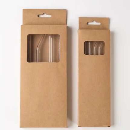 glass drinking straws