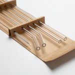 glass drinking straws