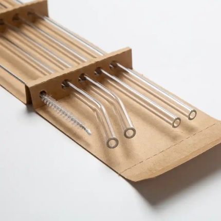 glass drinking straws