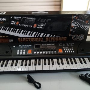 61Keys Electronic Keyboard with Microphone & USB Type-C Charging