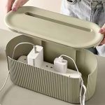 Cable Storage Box – Cable Organiser for Wires & Extension Cords