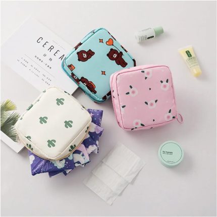 Portable Sanitary Pads Storage Pouch – Discreet Feminine Hygiene Organizer