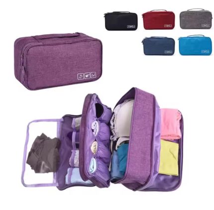 Portable Undergarments Organizer Bags – Waterproof Travel Bra Storage Case