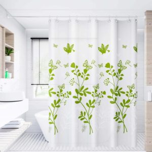 Waterproof EVA Shower Curtain 180x200cm – Anti-Mould, Anti-Bacterial Bathroom Curtain