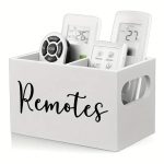 Remote Control Organizer Box – Stylish Remote Holder & Storage