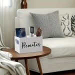 Remote Control Organizer Box – Stylish Remote Holder & Storage