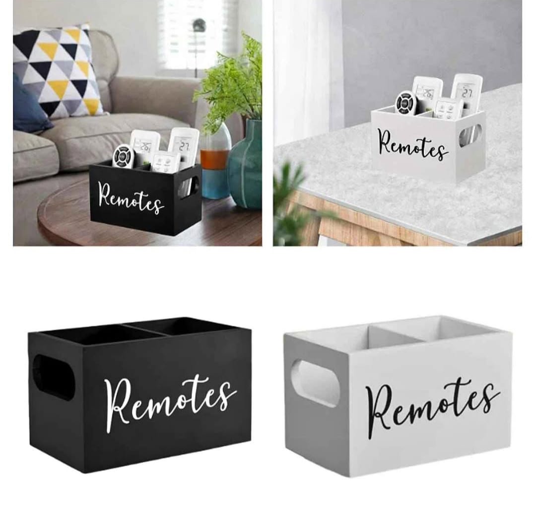 Remote Control Organizer Box – Stylish Remote Holder & Storage Remote Control Organizer Box – Stylish Remote Holder & Storage