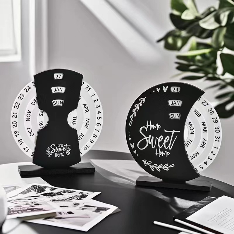 Perpetual Wooden Block Calendar – Elegant Wooden Desk Calendar for Home & Office Décor Perpetual Wooden Block Calendar – Elegant Wooden Desk Calendar for Home & Office Décor