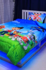 Cartoon Themed 4x6 Duvet Set with Bedsheet & 2 Pillowcases