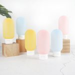 4pcs Travel Bottle Set 60ml – Refillable Soft Silicone Squeeze Tubes for Shampoo, Lotion & Cosmetics