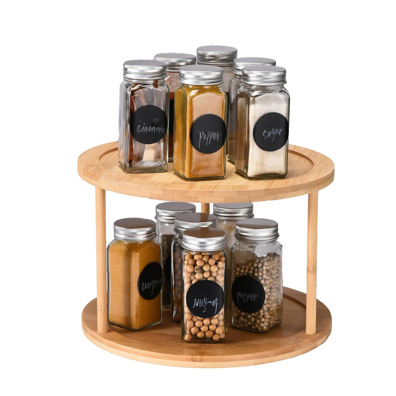 bamboo rotating spice rack bamboo rotating spice rack