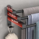 Self-Adhesive Towel Bar – No Drill, Rustproof Bathroom Towel Holder