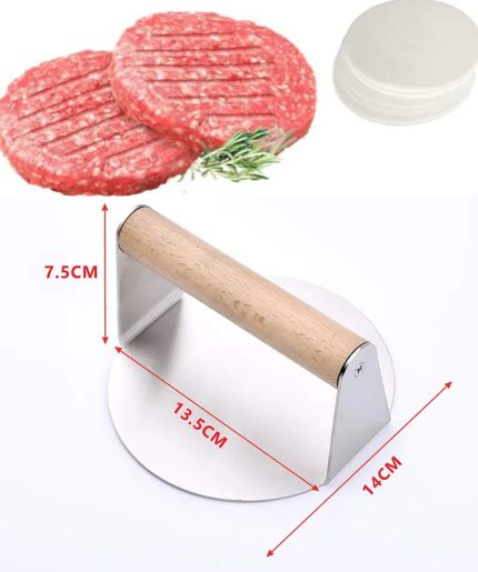 Heavy Duty Stainless Steel Chapati Press & Burger Maker – Manual Chapati Spinner